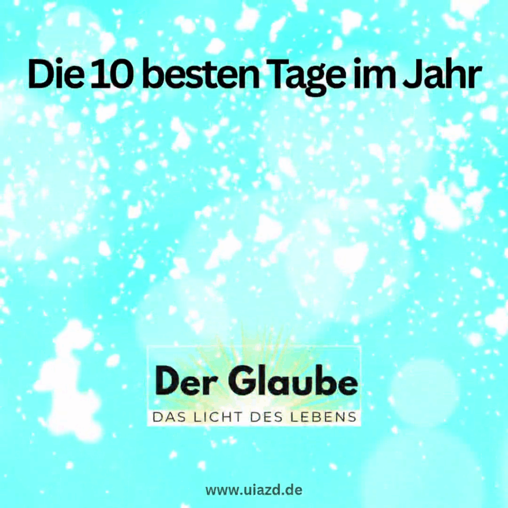 Freitagsimpuls KW 22 – Die 10 besten Tage im Jahr