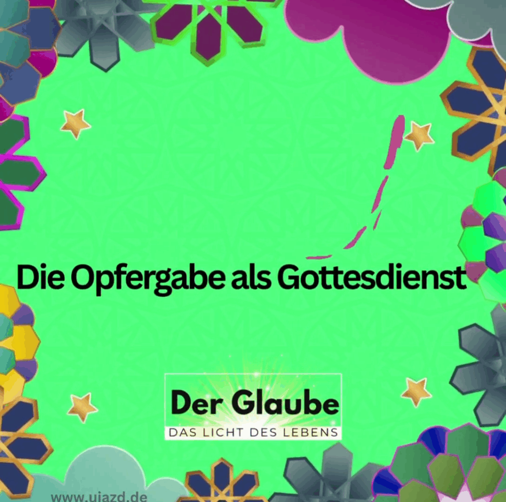 Freitagsimpuls KW 23 – Die Opfergabe als Gottesdienst