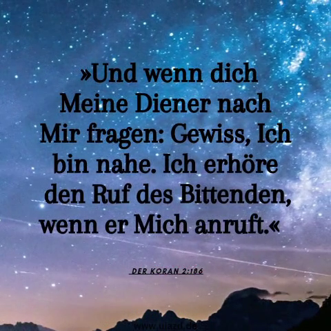 Freitagsimpuls KW 11 – Die Nähe Allahs zu den Bittenden